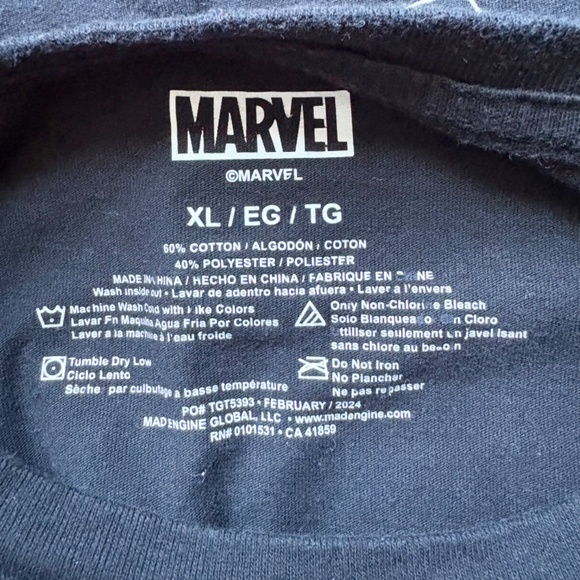 Marvel Spiderman Boys' Graphics T-Shirt, Spidey Bold Diagonal Action Poses XL - Picture 4 of 4